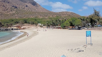 Beach nearby, sun-loungers