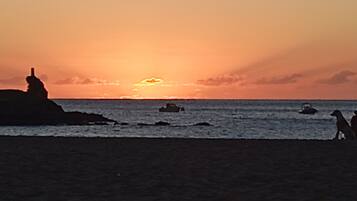 Tæt på stranden, liggestole