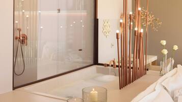 Private spa tub