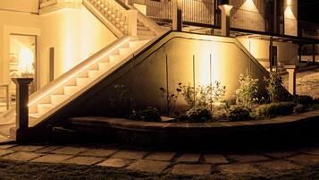 Overnatningsstedets facade