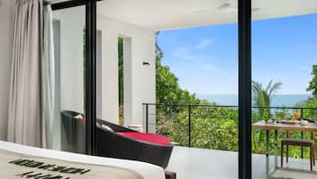 Villa, 3 soverom, balkong, hageutsikt | Balkong