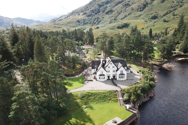Arial view of the property