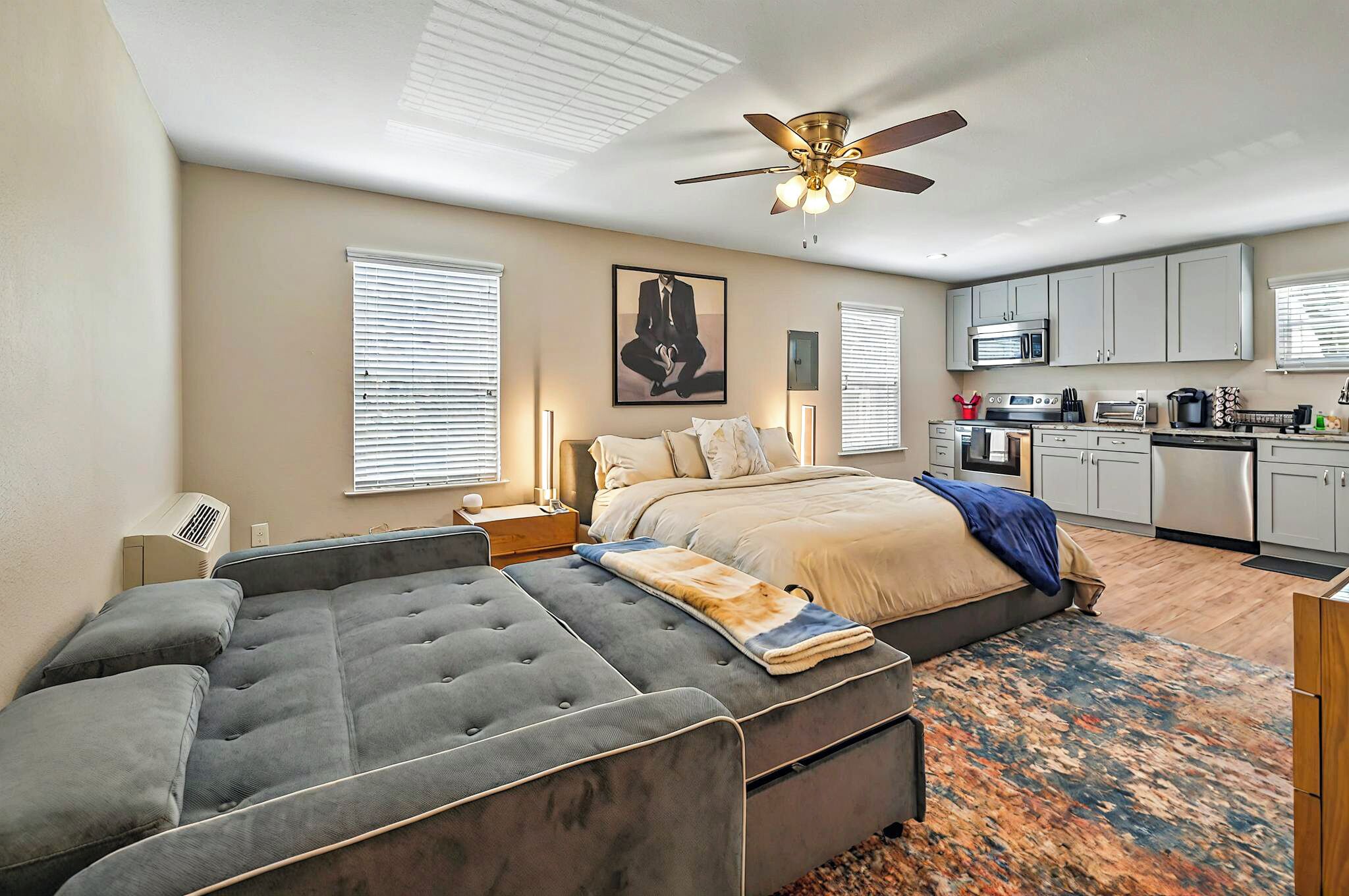 1 chambre, fer et planche à repasser, Wi-Fi gratuit, draps fournis