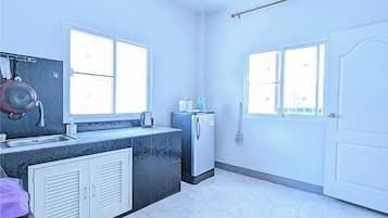 Mini-fridge, microwave, dishwasher, rice cooker
