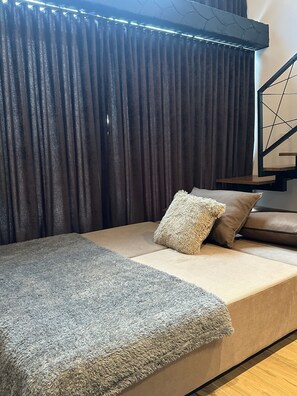 2 bedrooms, iron/ironing board, travel crib, WiFi