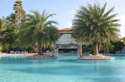 Lovely apartment, big beautiful pool and possibility of renting a car.