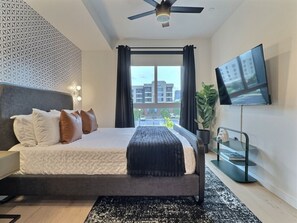 Desk, iron/ironing board, free WiFi, bed sheets