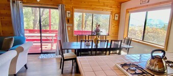 Family Cabin with Views, Fireplace & Deck - Near Hiking, off roading - Sleeps 14