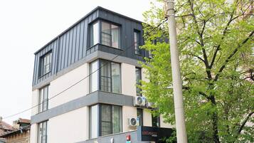 Voorkant van accommodatie