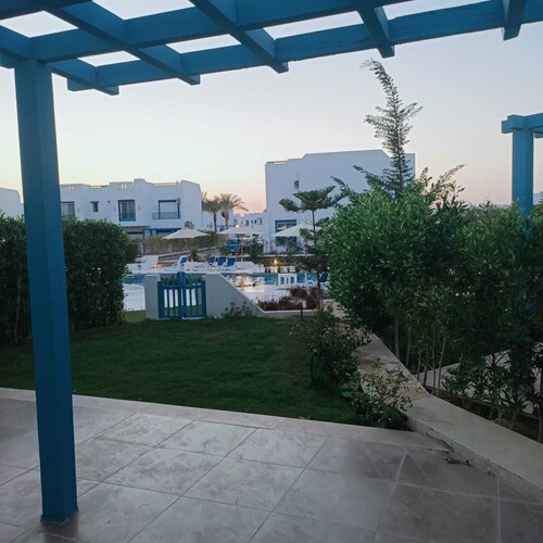 Enjoy a Greek flavor in Egypt's north coast overlooking the Mediterranean sea