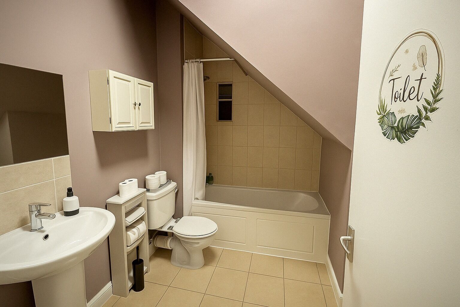 Haartrockner, Handtücher, Seife, Shampoo