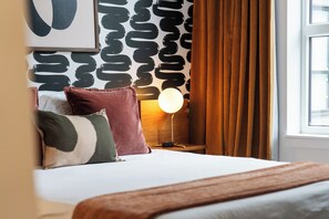 Luxe appartement, 2 slaapkamers, keuken | Lakens van Egyptisch katoen, luxe beddengoed, donsdekens