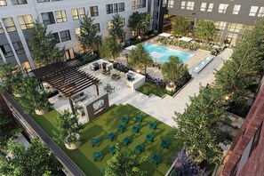 BBQ/picnic Area - Luxury Apartments by Hyatus at Boston Everett (Everett)