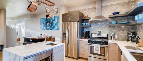 House, Multiple Beds, Patio, Garden View (844 Jerome St. (Unit 1,4) - Group) | Private kitchen
