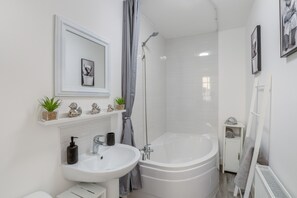 Hair dryer, towels