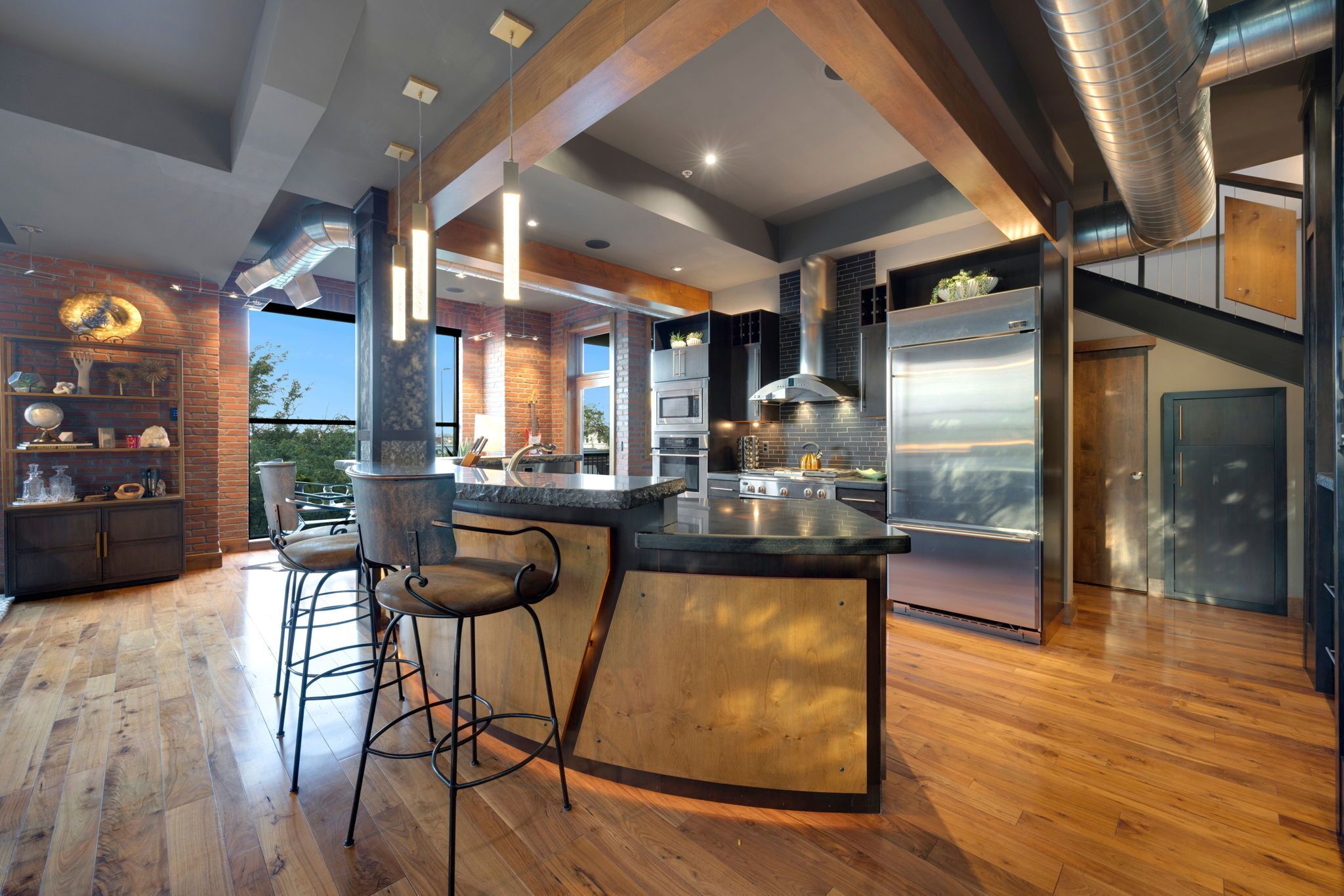 Townhome, Multiple Beds, Hot Tub, Mountain View (200 S College Ave) | Private kitchen | Fridge, microwave, oven, stovetop