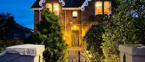 Front of property – evening/night