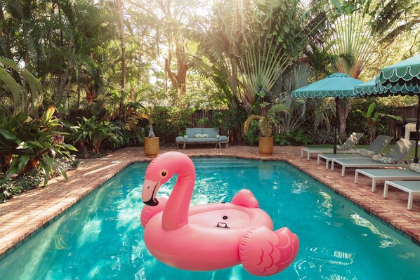 Una piscina climatizada