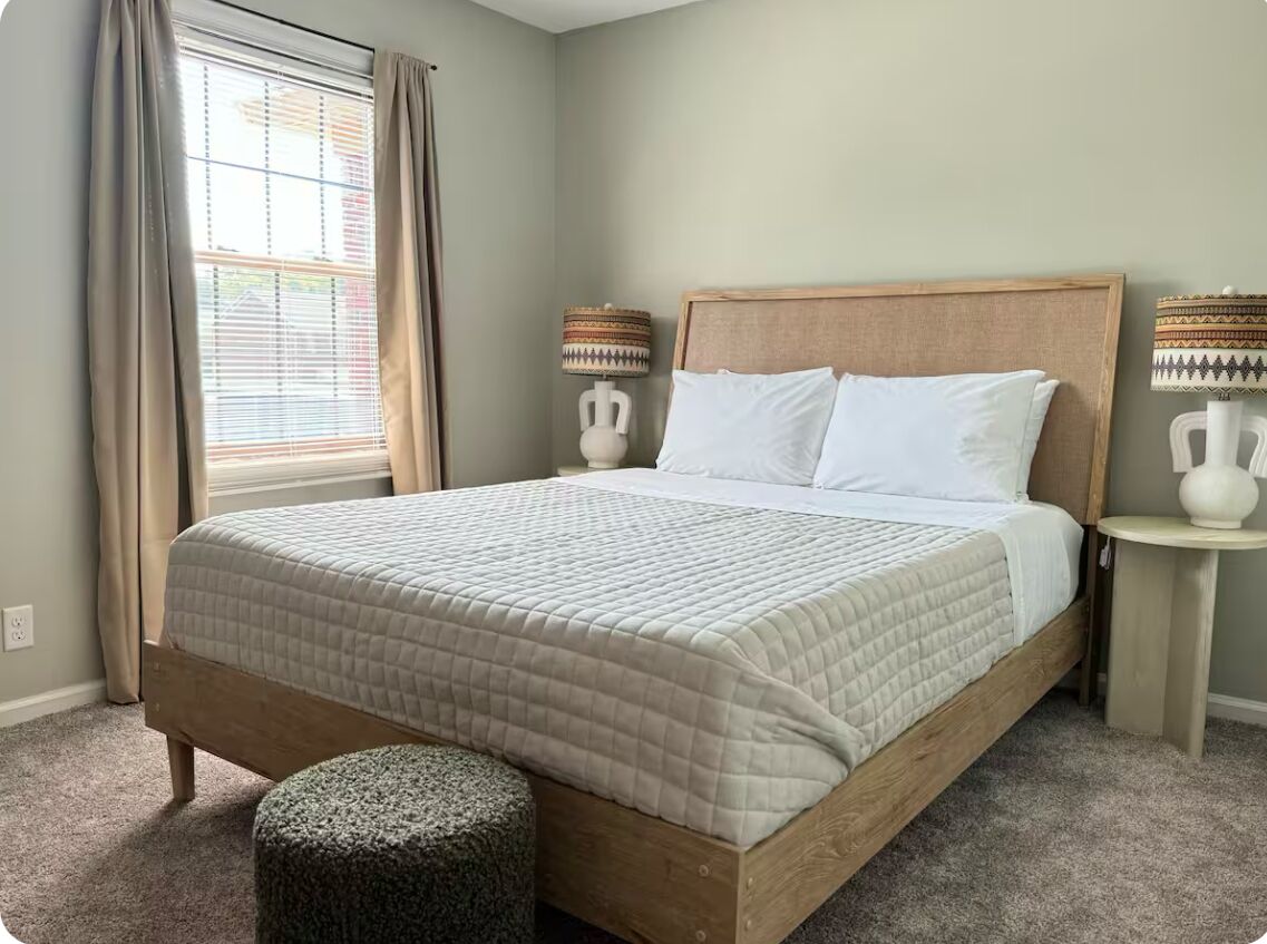 2 bedrooms, desk, iron/ironing board, free WiFi