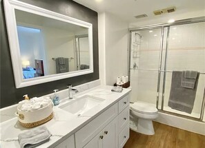 Towels, soap, toilet paper