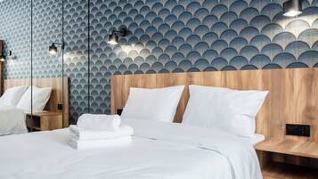 1 habitación, tabla de planchar con plancha, wifi y ropa de cama