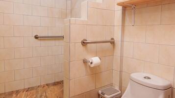 Towels, soap, toilet paper