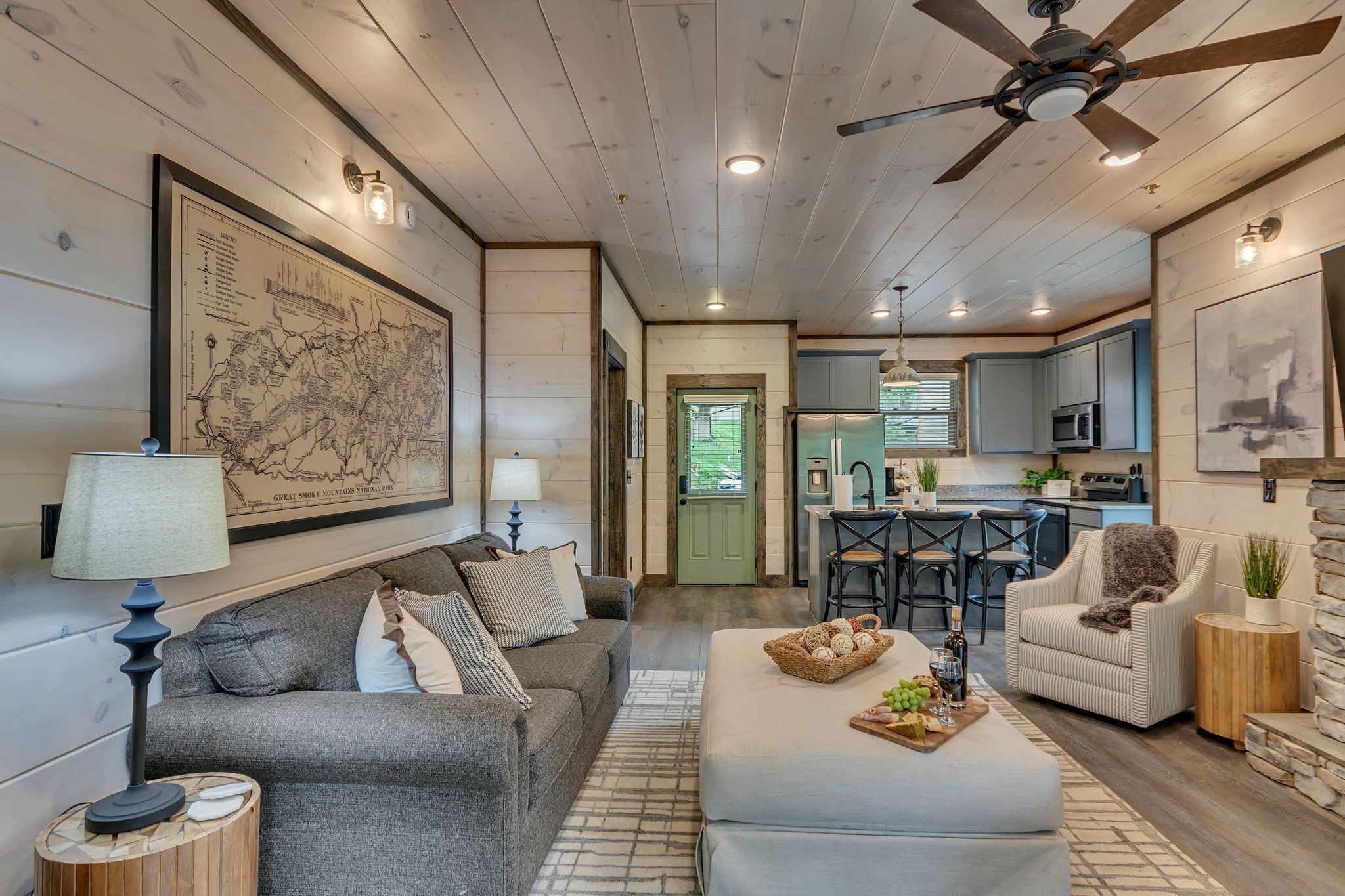 Smart TV, fireplace, offices