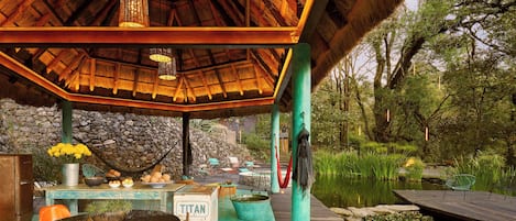 Restauration en plein air
