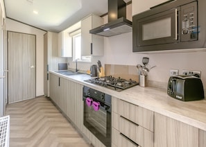 Kitchen, House - Sea View 2 Bed Holiday Caravan - Brendon (Lynton)