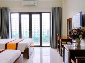 Deluxe-Doppelzimmer, 2 Queen-Betten, Meerblick