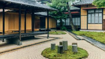Vue sur la campagne depuis l’hébergement