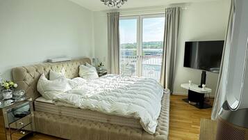 2 chambres, fer et planche Ă repasser, Wi-Fi gratuit, draps fournis