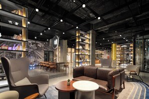 Sitteområde i lobbyen