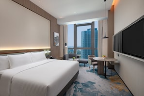 Chambre Simple, vue ville | Couette en duvet d'oie, bureau, Wi-Fi gratuit, draps fournis