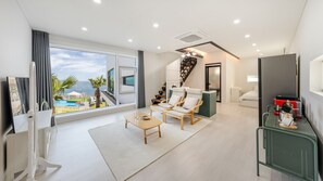 Habitación básica, 1 habitación (P(Pool Villa)-2 (Ocean View / BBQ)) | 1 dormitorio y wifi gratis