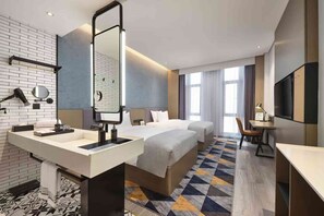 Free WiFi, bed sheets - Wanda Moments Nanchang (Nanchang)