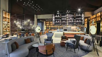 Sala de estar en el lobby