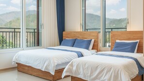 Eenvoudige kamer, 1 slaapkamer (Building A, Room 401(Pool Villa/BBQ)) | 1 slaapkamer, gratis wifi