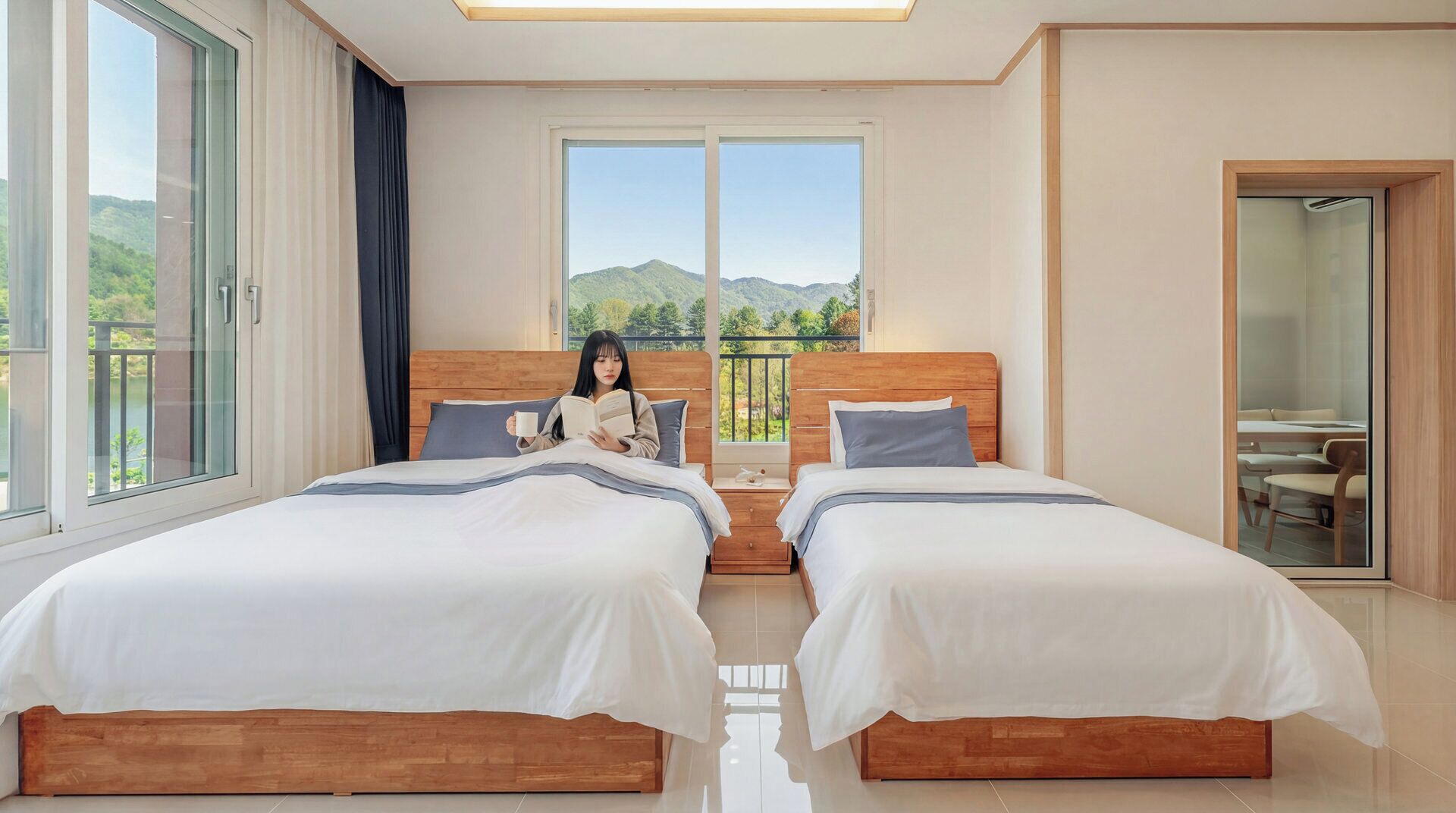 Basic Room, 1 Bedroom (Building A, Room 401(Pool Villa/BBQ)) | 1 bedroom, free WiFi