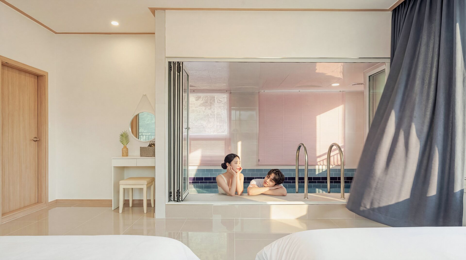 Basic-rum - 1 sovrum (Building A, Room 401(Pool Villa/BBQ)) | 1 sovrum och gratis wi-fi