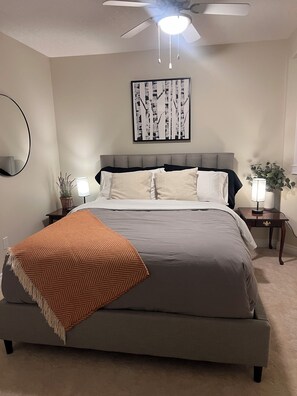 3 bedrooms, iron/ironing board, WiFi, bed sheets