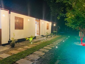 Façade de l’hébergement