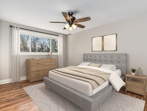 3 bedrooms, desk, free WiFi, bed sheets - Your Perfect Schaumburg Getaway (Schaumburg)