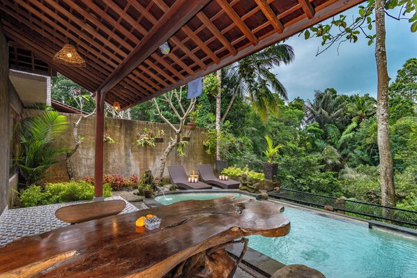 Outdoor pool - Hoshi Jungle Resort by Dhananjaya Hospitality (Tegallalang)