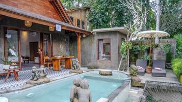 Jungle Pool Villa | 1 bedroom, premium bedding, minibar, in-room safe