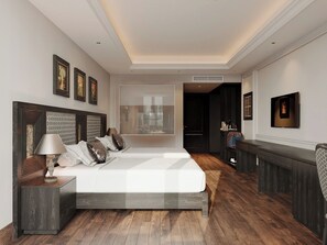 Kamar Twin, pemandangan kota | Meja kerja, ruang kerja ramah laptop, dan Wi-Fi gratis