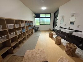 Free toiletries, hair dryer, slippers, bidet