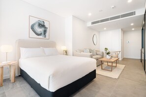 1 soverom, strykejern/-brett, wi-fi og sengetøy