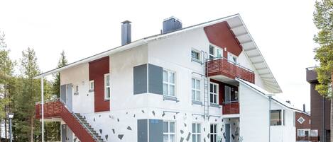 Majoituspaikan julkisivu