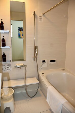 Villa Élite, non-fumeur, patio | Salle de bain